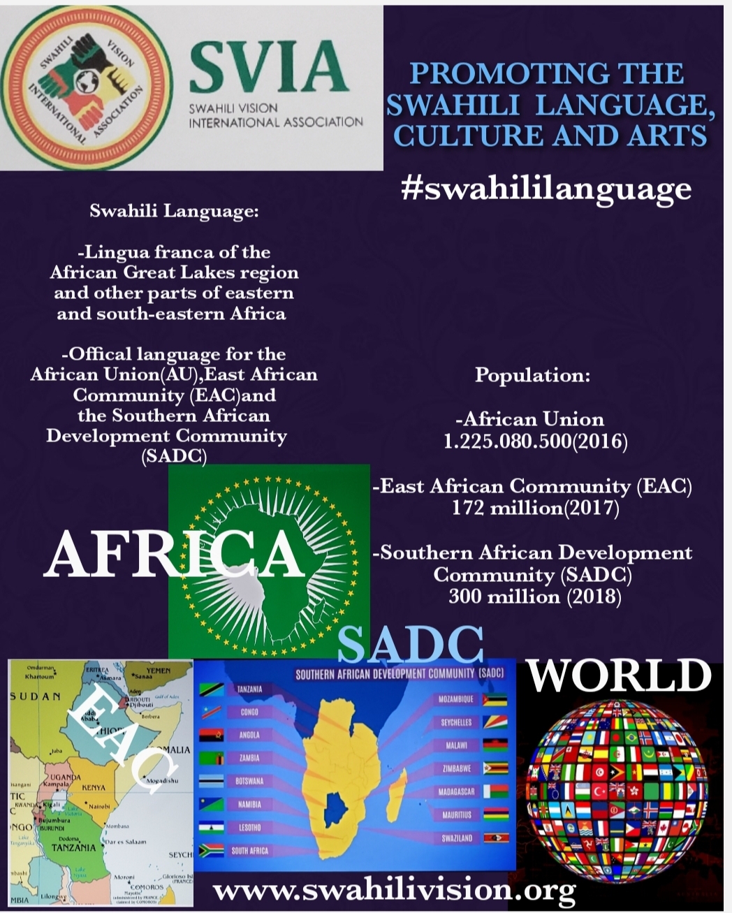 Swahili Worldwide Flyer - Swahili Vision International Association